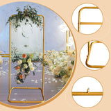 Maxbell Wedding Arch Backdrop Stand Wedding Venue Decor for Home Graduation Birthday Gold
