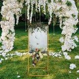 Maxbell Wedding Arch Backdrop Stand Wedding Venue Decor for Home Graduation Birthday Gold