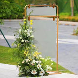 Maxbell Wedding Arch Backdrop Stand Wedding Venue Decor for Home Graduation Birthday Gold