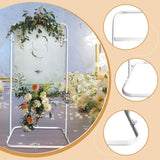Maxbell Wedding Arch Backdrop Stand Wedding Venue Decor for Home Graduation Birthday White