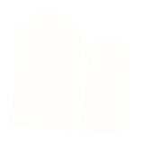Maxbell 2 Pieces Arch Backdrop Covers Practical Fashion Round Top for Ceremony Decor White