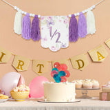 Maxbell Half Birthday High Chair Banner Creative for Theme Party Supplies Boys Girls Only Banner