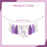 Maxbell Half Birthday High Chair Banner Creative for Theme Party Supplies Boys Girls Only Banner