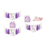 Maxbell Half Birthday High Chair Banner Creative for Theme Party Supplies Boys Girls Only Banner