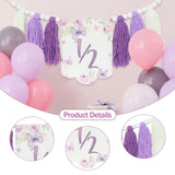 Maxbell Half Birthday High Chair Banner Creative for Theme Party Supplies Boys Girls Only Banner