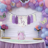 Maxbell Half Birthday High Chair Banner Creative for Theme Party Supplies Boys Girls With Hat