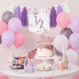 Maxbell Half Birthday High Chair Banner Creative for Theme Party Supplies Boys Girls With Hat and Plug