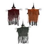 Maxbell Hanging Halloween Skeleton Decoration Flying for Porch Courtyard green