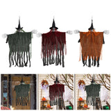 Maxbell Hanging Halloween Skeleton Decoration Flying for Porch Courtyard green