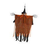 Maxbell Hanging Halloween Skeleton Decoration Flying for Porch Courtyard orange