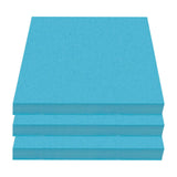 Maxbell 3Pcs Foam Slab Sheets DIY DIY Material for Carving Architecture Fairy Garden blue