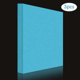 Maxbell 3Pcs Foam Slab Sheets DIY DIY Material for Carving Architecture Fairy Garden blue