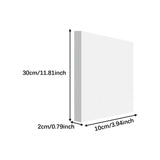 Maxbell 3Pcs Foam Slab Sheets DIY DIY Material for Carving Architecture Fairy Garden white