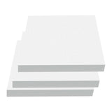 Maxbell 3Pcs Foam Slab Sheets DIY DIY Material for Carving Architecture Fairy Garden white