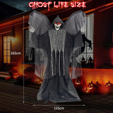 Maxbell Halloween Hanging Grim Reaper Decor Scary Flying for Outside Yard Home