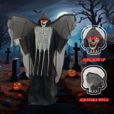 Maxbell Halloween Hanging Grim Reaper Decor Scary Flying for Outside Yard Home