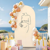 Maxbell Arch Cover 6.5ft Backdrop Cover for Photo Photography Prop Pregnancy Parties