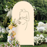 Maxbell Arch Cover 6.5ft Backdrop Cover for Photo Photography Prop Pregnancy Parties