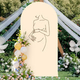 Maxbell Arch Cover 6.5ft Backdrop Cover for Photo Photography Prop Pregnancy Parties