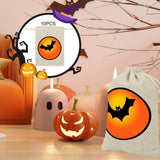 Maxbell 10x Halloween Trick or Treat Bags Drawstring Gift Bags Kids Trip Candy Pouch