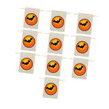 Maxbell 10x Halloween Trick or Treat Bags Drawstring Gift Bags Kids Trip Candy Pouch