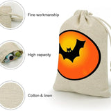 Maxbell 10x Halloween Trick or Treat Bags Drawstring Gift Bags Kids Trip Candy Pouch