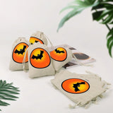 Maxbell 10x Halloween Trick or Treat Bags Drawstring Gift Bags Kids Trip Candy Pouch