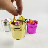 Maxbell 20Pcs Small Candy Buckets Party Supplies Birthday Decor Modern Snack Buckets Gold