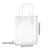 Maxbell 50 Pieces Clear Gift Bags Crafting PVC Treat Bags for Birthday Wedding Party Height 15cm