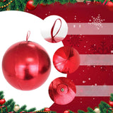 Maxbell Large Christmas Inflatable Ball Inflatable Balloon for Wedding Outside Patio Red