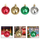 Maxbell Large Christmas Inflatable Ball Inflatable Balloon for Wedding Outside Patio Red
