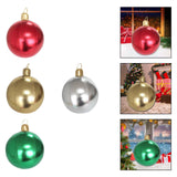 Maxbell Large Christmas Inflatable Ball Inflatable Balloon for Wedding Outside Patio Red
