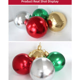 Maxbell Large Christmas Inflatable Ball Inflatable Balloon for Wedding Outside Patio Red