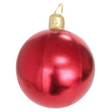 Maxbell Large Christmas Inflatable Ball Inflatable Balloon for Wedding Outside Patio Red