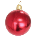 Maxbell Large Christmas Inflatable Ball Inflatable Balloon for Wedding Outside Patio Red