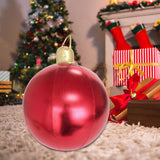 Maxbell Large Christmas Inflatable Ball Inflatable Balloon for Wedding Outside Patio Red