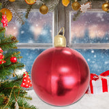 Maxbell Large Christmas Inflatable Ball Inflatable Balloon for Wedding Outside Patio Red