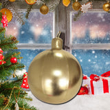 Maxbell Large Christmas Inflatable Ball Inflatable Balloon for Wedding Outside Patio Gold