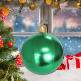 Maxbell Large Christmas Inflatable Ball Inflatable Balloon for Wedding Outside Patio Green