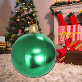 Maxbell Large Christmas Inflatable Ball Inflatable Balloon for Wedding Outside Patio Green