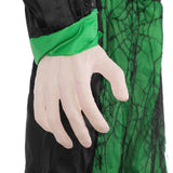 Maxbell Halloween Hanging Witch 67” for Indoor and Outdoor Garden Theme Party Favors Green