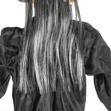 Maxbell Halloween Hanging Witch 67” for Indoor and Outdoor Garden Theme Party Favors Green