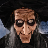 Maxbell Halloween Hanging Witch 67” for Indoor and Outdoor Garden Theme Party Favors Yellow