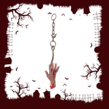 Maxbell Scary Hanging Severed Ornament Realistic Bloody for Halloween Indoor Outdoor Style B