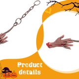 Maxbell Scary Hanging Severed Ornament Realistic Bloody for Halloween Indoor Outdoor Style B