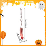 Maxbell Scary Hanging Severed Ornament Realistic Bloody for Halloween Indoor Outdoor Style C