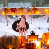 Maxbell Scary Hanging Severed Ornament Realistic Bloody for Halloween Indoor Outdoor Style D