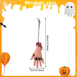 Maxbell Scary Hanging Severed Ornament Realistic Bloody for Halloween Indoor Outdoor Style D
