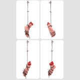 Maxbell Scary Hanging Severed Ornament Realistic Bloody for Halloween Indoor Outdoor Style E