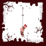 Maxbell Scary Hanging Severed Ornament Realistic Bloody for Halloween Indoor Outdoor Style E